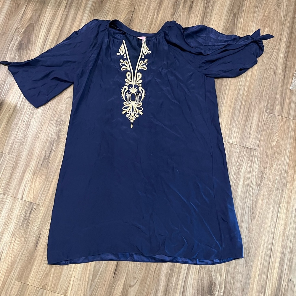 Lilly Pulitzer Bryce Silk Dress Size XL